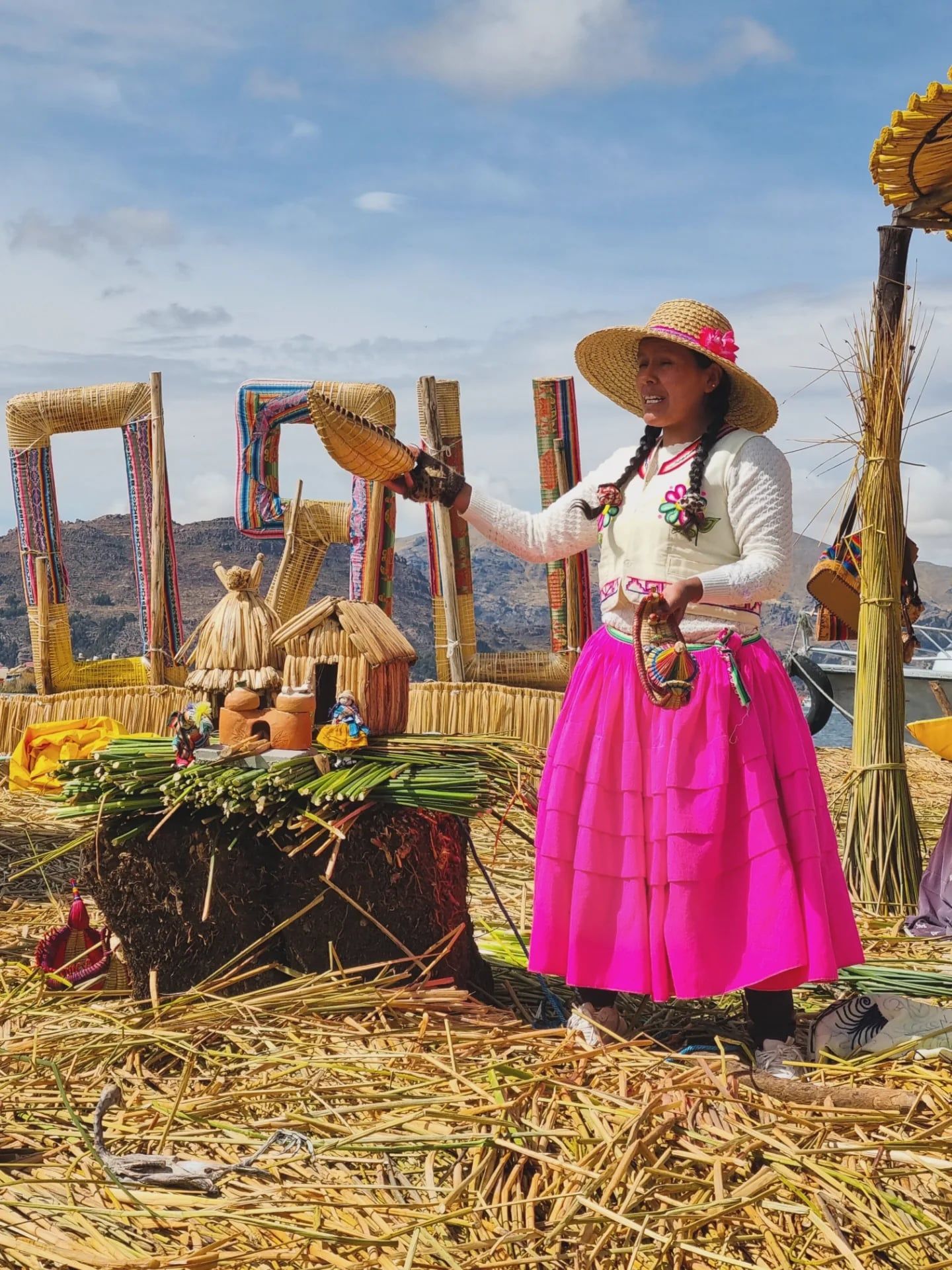 Vue de Lac Titicaca